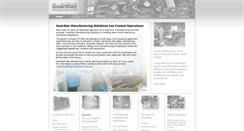 Desktop Screenshot of guardianmanufacturing.com